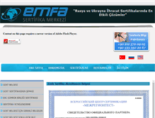 Tablet Screenshot of emfasertifika.com